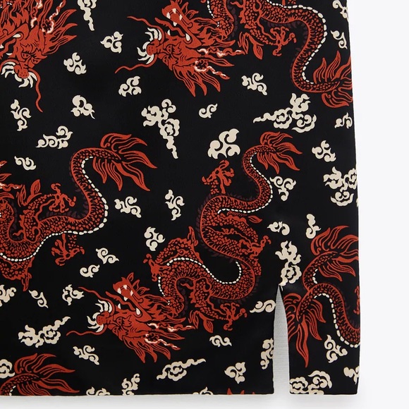 Zara Printed Mini Dress - Picture 7 of 7